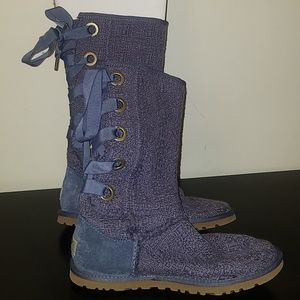 Ugg Lace Up Heirloom Boots Sz 6